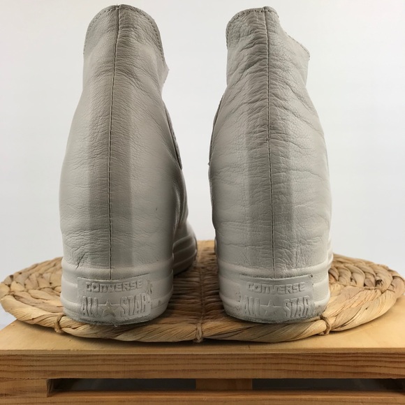 Converse Chuck Taylor All Star Lex Wedge White 9.5 - Picture 4 of 10